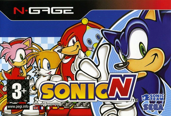 An image of the cover art of Sonic N for the Nokia N-Gage.